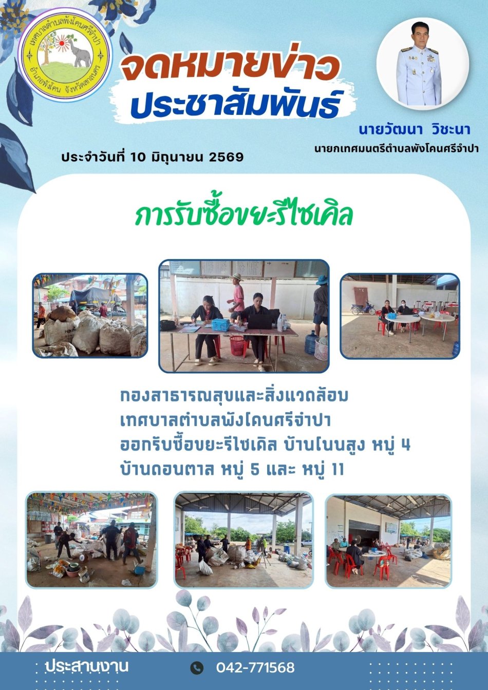 การรับซื้อขยะรีไซเคิล
