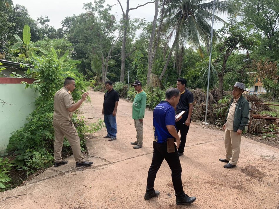 ลงพื้นที่สำรวจปัญหาน้ำท่วมขัง เร่งหาแนวทางแก้ไขเพื่อบรรเทาความเดือดร้อนของประชาชน