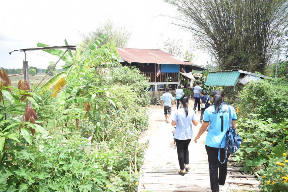 ลงพื้นที่เยี่ยมครอบครัวเยาวชนในเขตเทศบาลตำบลพังโคนศรีจำปา